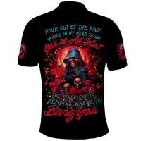 Rose Queen Polo Shirt Four Out Of The Five Voices In My Head Think You re An Idiot - Wonder Print Shop