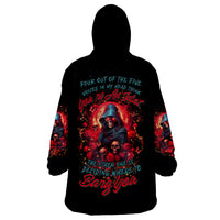 Rose Queen Wearable Blanket Hoodie Four Out Of The Five Voices In My Head Think You re An Idiot - Wonder Print Shop