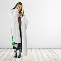 Flame Skull Hooded Blanket I'm Never Alone My Demons Are Wit Me 24/7