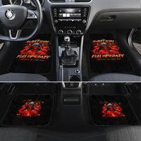 Rose Skull Car Mats Iam Sweet Girl But If You Piss Me Off - Wonder Print Shop