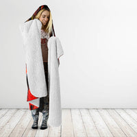 Rose Skull Hooded Blanket Iam Sweet Girl But If You Piss Me Off