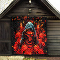Rose Skull Quilt Iam Sweet Girl But If You Piss Me Off - Wonder Print Shop