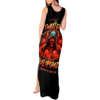 Rose Skull Tank Maxi Dress Iam Sweet Girl But If You Piss Me Off - Wonder Print Shop