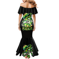 Irish Skull Family Matching Mermaid Dress and Hawaiian Shirt Drink Up Bitches - Wonder Print Shop