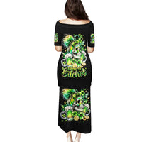 Irish Skull Family Matching Puletasi and Hawaiian Shirt Drink Up Bitches - Wonder Print Shop