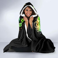 Irish Skull Hooded Blanket Drink Up Bitches