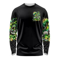 Irish Skull Long Sleeve Shirt Drink Up Bitches - Wonder Print Shop