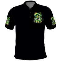 Irish Skull Polo Shirt Drink Up Bitches - Wonder Print Shop