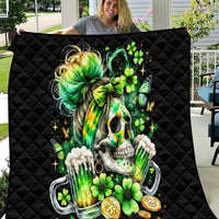 Irish Skull Quilt Drink Up Bitches - Wonder Print Shop
