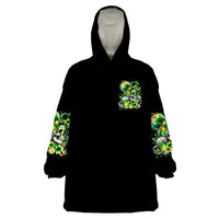 Irish Skull Wearable Blanket Hoodie Drink Up Bitches - Wonder Print Shop