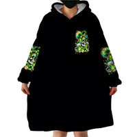Irish Skull Wearable Blanket Hoodie Drink Up Bitches - Wonder Print Shop