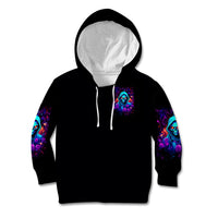 Rose Skull Kid Hoodie Just So We Are Clear I'm Not Afraid Of You - Wonder Print Shop