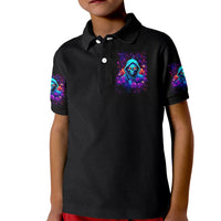 Rose Skull Kid Polo Shirt Just So We Are Clear I'm Not Afraid Of You - Wonder Print Shop