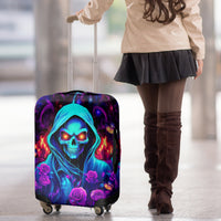 Rose Skull Luggage Cover Just So We Are Clear I'm Not Afraid Of You - Wonder Print Shop