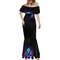 Rose Skull Mermaid Dress Just So We Are Clear I'm Not Afraid Of You - Wonder Print Shop