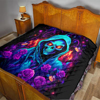 Rose Skull Quilt Just So We Are Clear I'm Not Afraid Of You - Wonder Print Shop