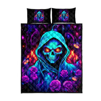 Rose Skull Quilt Bed Set Just So We Are Clear I'm Not Afraid Of You - Wonder Print Shop