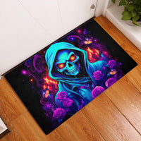 Rose Skull Rubber Doormat Just So We Are Clear I'm Not Afraid Of You - Wonder Print Shop