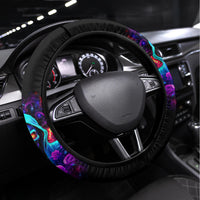 Rose Skull Steering Wheel Cover Just So We Are Clear I'm Not Afraid Of You - Wonder Print Shop