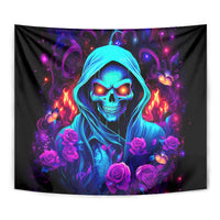 Rose Skull Tapestry Just So We Are Clear I'm Not Afraid Of You - Wonder Print Shop