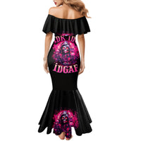 Rose Skull Family Matching Mermaid Dress and Hawaiian Shirt Stuck Between IDK IDC And IDGAF - Wonder Print Shop