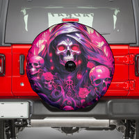 Rose Skull Spare Tire Cover Stuck Between IDK IDC And IDGAF - Wonder Print Shop