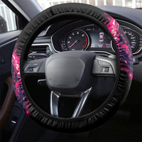 Rose Skull Steering Wheel Cover Stuck Between IDK IDC And IDGAF - Wonder Print Shop
