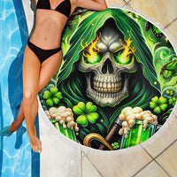 Irish Skull Beach Blanket The Devil Whispered To Me I'm Coming For You - Wonder Print Shop