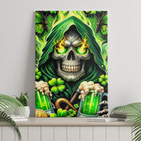 Irish Skull Canvas Wall Art The Devil Whispered To Me I'm Coming For You - Wonder Print Shop
