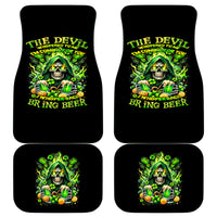 Irish Skull Car Mats The Devil Whispered To Me I'm Coming For You - Wonder Print Shop