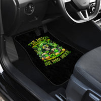 Irish Skull Car Mats The Devil Whispered To Me I'm Coming For You - Wonder Print Shop
