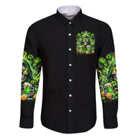 Irish Skull Family Matching Puletasi and Hawaiian Shirt The Devil Whispered To Me I'm Coming For You - Wonder Print Shop