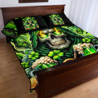 Irish Skull Quilt Bed Set The Devil Whispered To Me I'm Coming For You - Wonder Print Shop
