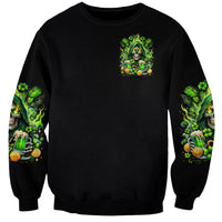 Irish Skull Sweatshirt The Devil Whispered To Me I'm Coming For You - Wonder Print Shop