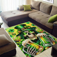 Irish Skull Area Rug The Devil Whispered To Me I'm Coming For You - Wonder Print Shop