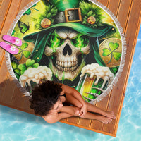 Irish Skull Beach Blanket The Devil Whispered To Me I'm Coming For You - Wonder Print Shop