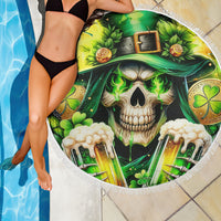 Irish Skull Beach Blanket The Devil Whispered To Me I'm Coming For You - Wonder Print Shop