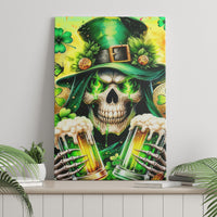 Irish Skull Canvas Wall Art The Devil Whispered To Me I'm Coming For You - Wonder Print Shop