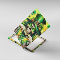 Irish Skull Canvas Wall Art The Devil Whispered To Me I'm Coming For You - Wonder Print Shop