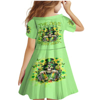 Irish Skull Family Matching Mermaid Dress and Hawaiian Shirt The Devil Whispered To Me I'm Coming For You - Wonder Print Shop