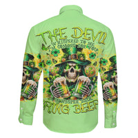 Irish Skull Family Matching Summer Maxi Dress and Hawaiian Shirt The Devil Whispered To Me I'm Coming For You - Wonder Print Shop