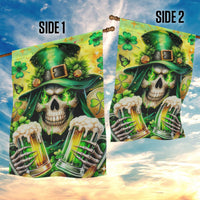 Irish Skull Garden Flag The Devil Whispered To Me I'm Coming For You - Wonder Print Shop