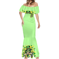 Irish Skull Mermaid Dress The Devil Whispered To Me I'm Coming For You - Wonder Print Shop