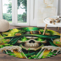 Irish Skull Round Carpet The Devil Whispered To Me I'm Coming For You