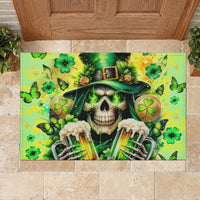 Irish Skull Rubber Doormat The Devil Whispered To Me I'm Coming For You - Wonder Print Shop