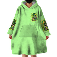 Irish Skull Wearable Blanket Hoodie The Devil Whispered To Me I'm Coming For You - Wonder Print Shop