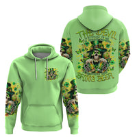 Irish Skull Zip Hoodie The Devil Whispered To Me I'm Coming For You - Wonder Print Shop