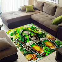 Irish Skull Area Rug I Whisper Back Bring Beer - Wonder Print Shop