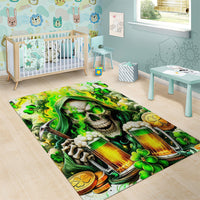 Irish Skull Area Rug I Whisper Back Bring Beer - Wonder Print Shop