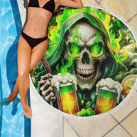 Irish Skull Beach Blanket I Whisper Back Bring Beer - Wonder Print Shop